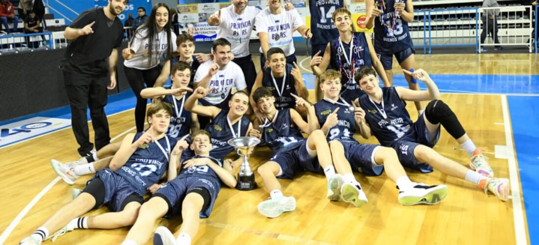 Joaquín Díaz campeón argentino con la selección de Bs.As