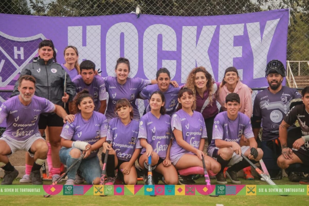 Inicio la actividad del hockey Villa Dálmine