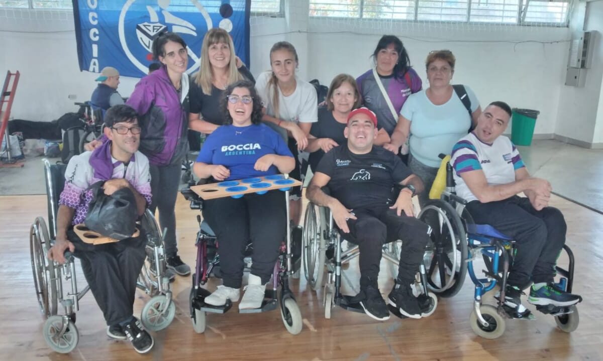 Atletas Campanenses en el torneo de Boccia MDQ