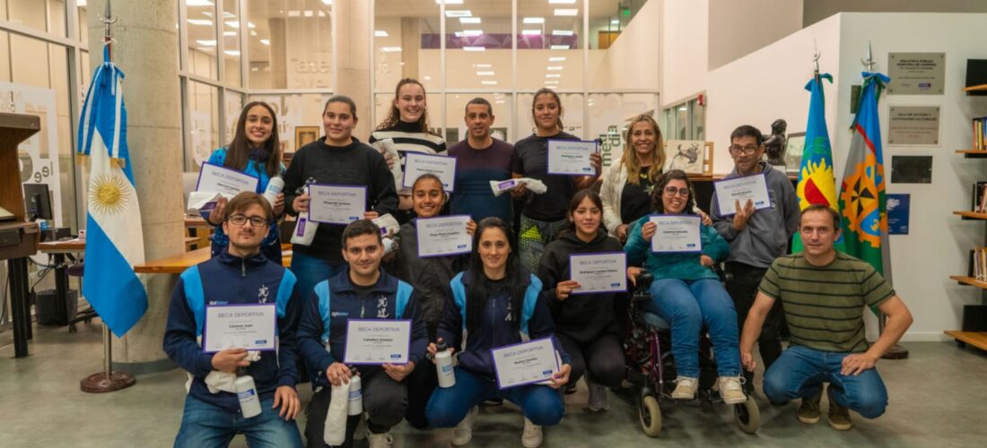 ENTREGARON LAS BECAS DE ALTO RENDIMIENTO DEPORTIVO