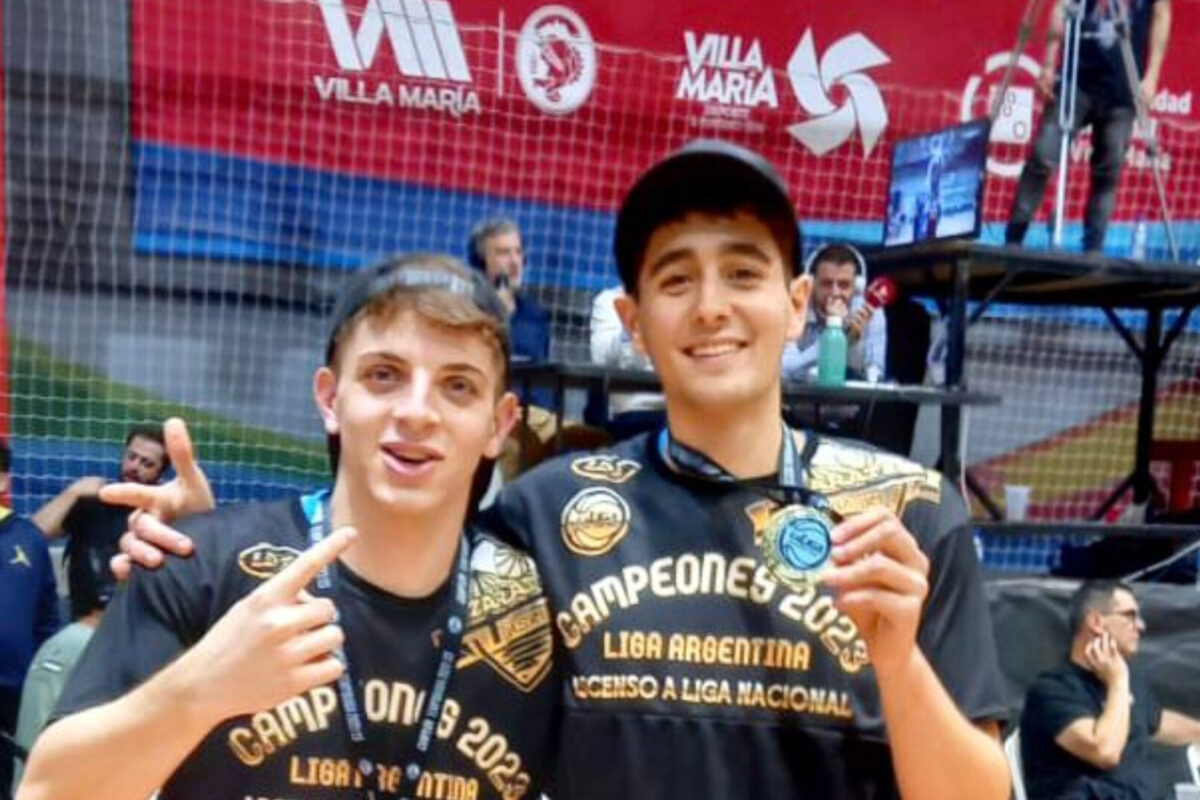 DOS CAMPANENSES CAMPEONES CON ZÁRATE BASKET