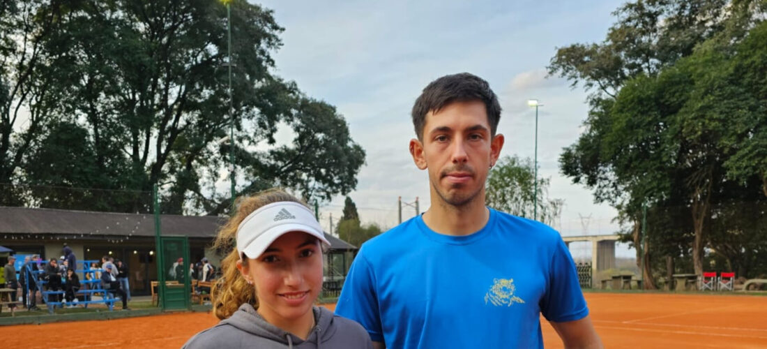 BRAMAJO Y MARTINA SFILIO, CAMPEONES EN EL TENIS CLUB ZÁRATE