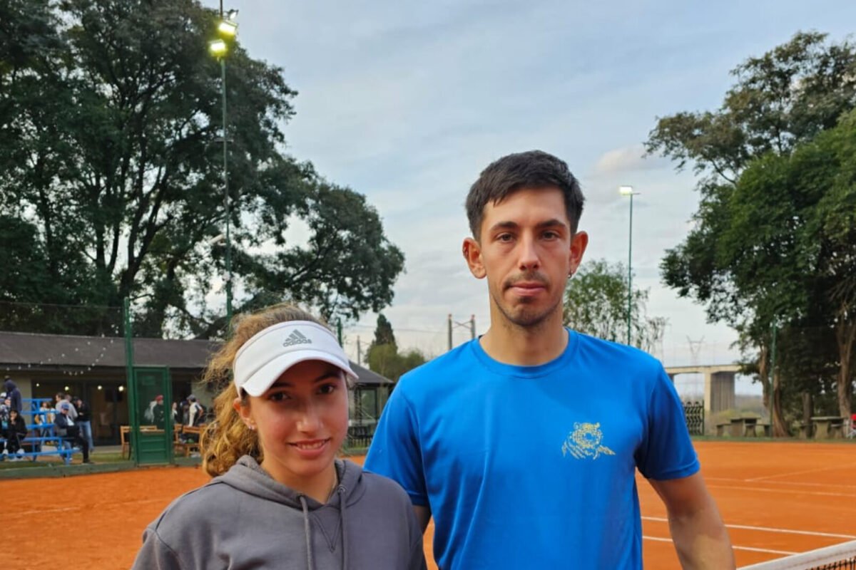 BRAMAJO Y MARTINA SFILIO, CAMPEONES EN EL TENIS CLUB ZÁRATE