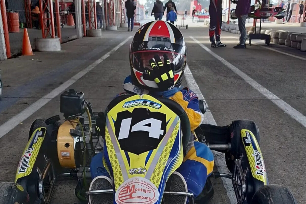 NOAH FERNANDEZ PRESENTE EN LA 5° DE LA KART PLUS