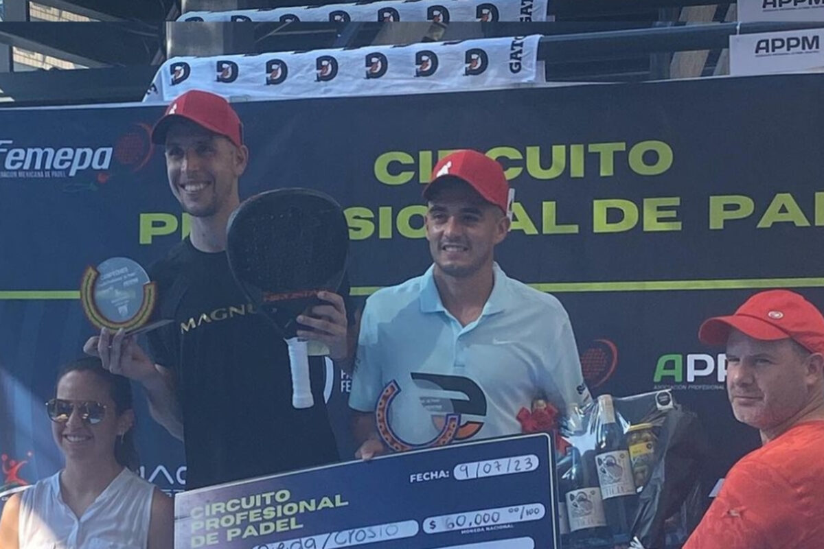 NICOLÁS CROSIO CAMPEÓN DEL GRAND SLAM DE MONTERREY