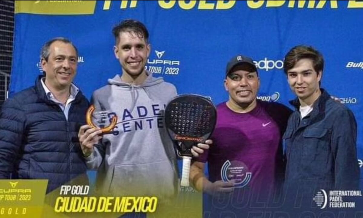 PÁDEL: NICOLÁS CROSIO SUBCAMPEÓN DEL FIP GOLD CIUDAD DE MEXICO