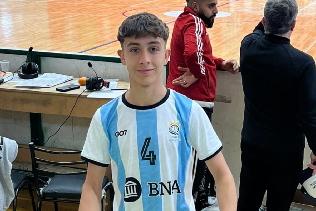 BAUTISTA SAAVEDRA, FIGURA DE ARGENTINA EN TORNEO SUR-CENTRO