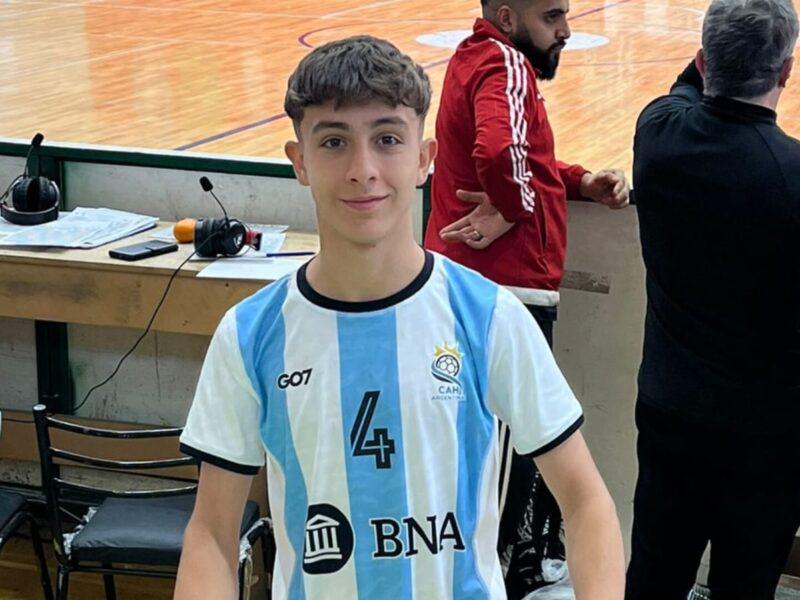 BAUTISTA SAAVEDRA, FIGURA DE ARGENTINA EN TORNEO SUR-CENTRO