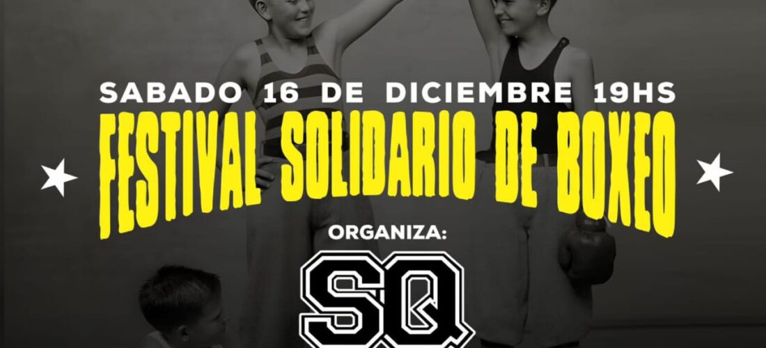 Se viene un gran festival solidario de boxeo