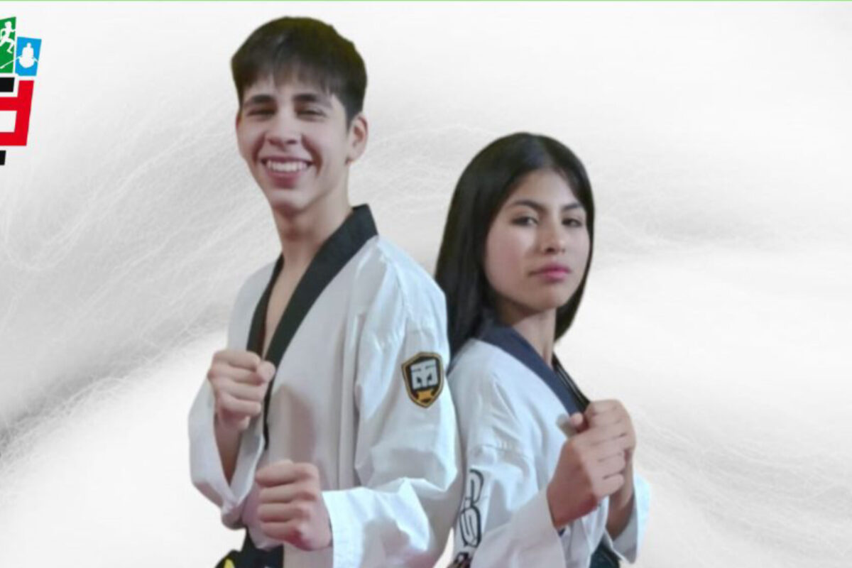 imboden y campos en el abierto de taekwondo 2024