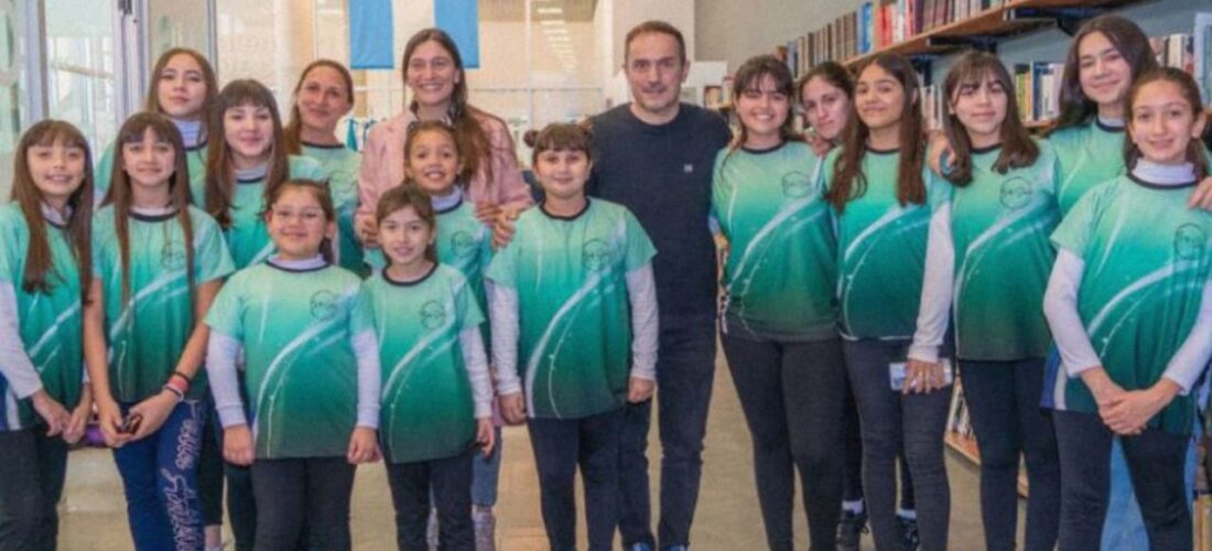 PATINADORAS DE BELL SKATE FUERON RECIBIDAS POR EL INTENDENTE