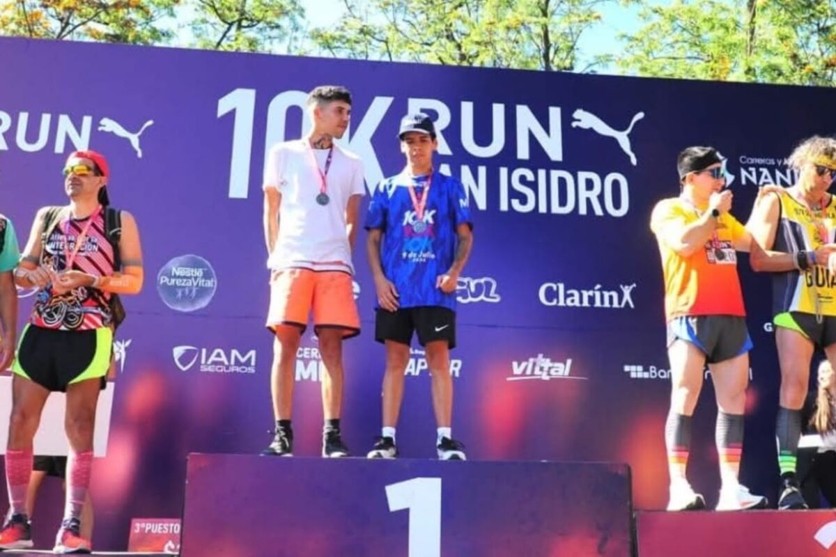 BRAIAN GIMÉNEZ 1ERO EN LOS 10K DE SAN ISIDRO