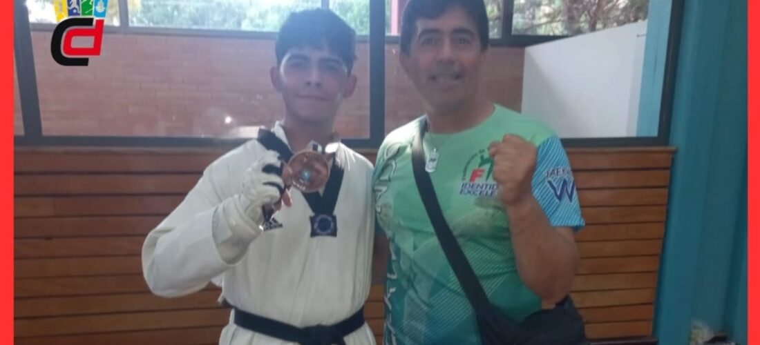 BRONCE PARA LUCAS GÓMEZ EN EL NACIONAL DE TAEKWONDO