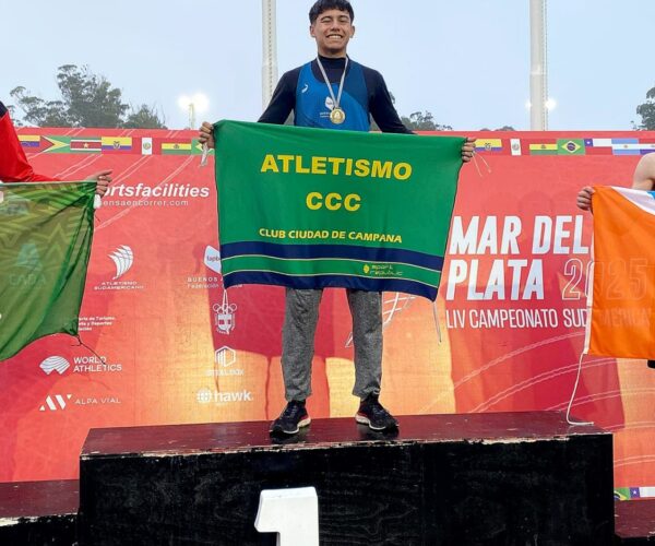 VILELA SE CONSAGRÓ CAMPEÓN NACIONAL U18 EN DECATLÓN