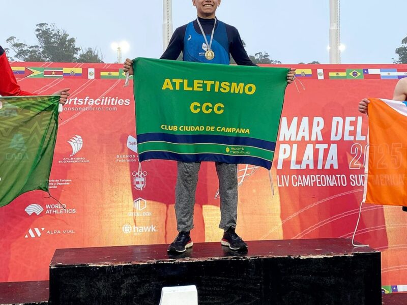 VILELA SE CONSAGRÓ CAMPEÓN NACIONAL U18 EN DECATLÓN